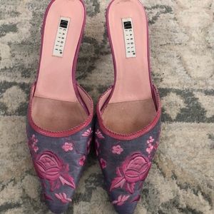 Pink and purple heels size 8